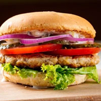 Chickenburger Menü
