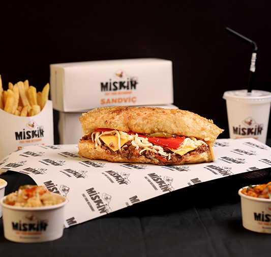 Miskin Special Sandviç Large (200 - 220 Gr)